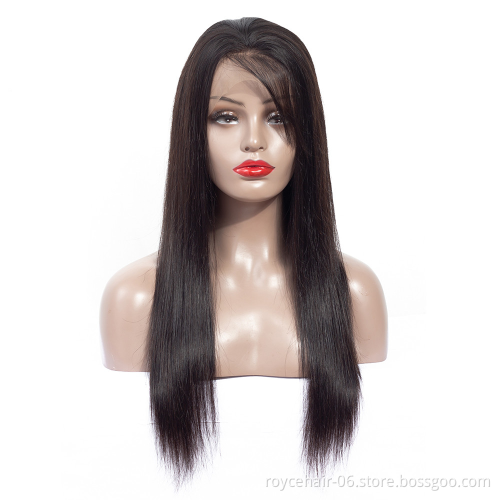Peruvian Virgin Lace Front Hair Extensions wigs Human Hair U Part Film Lace Wig